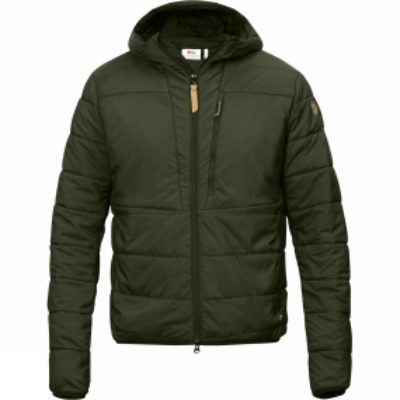 Fjallraven Mens Keb Padded Hoodie Olive Fjallraven Mens Keb Padded Hoodie Olive